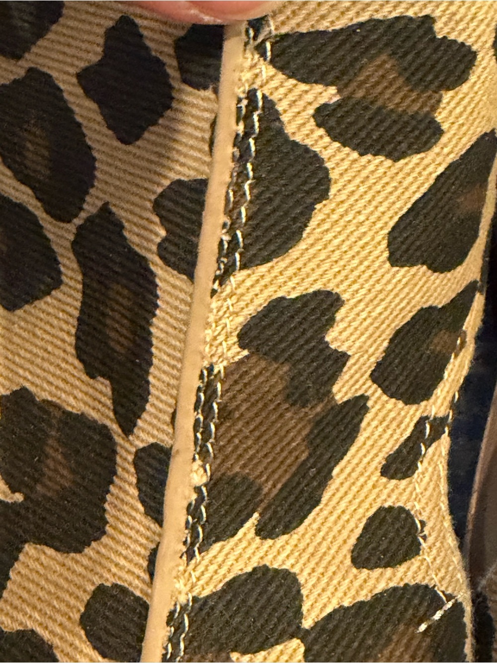 Corkys Leopard-Print Slingback Wedges in Beige and Black - Picture 6 of 9